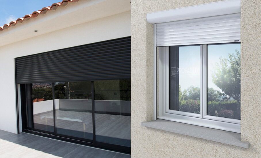 Fenêtres avec volets